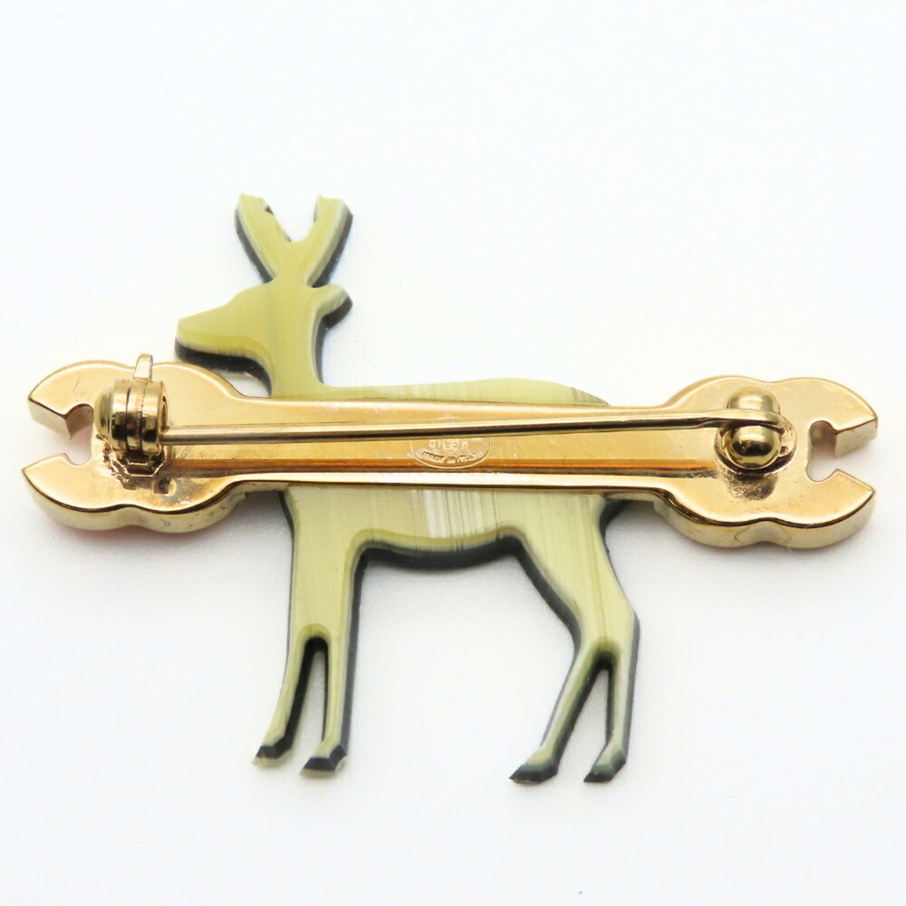 CHANEL Black Logo Brooch - Picture 6 of 11